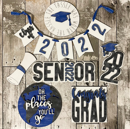 Class of 2022 Graduate Tiered Tray DIGITAL SVG File