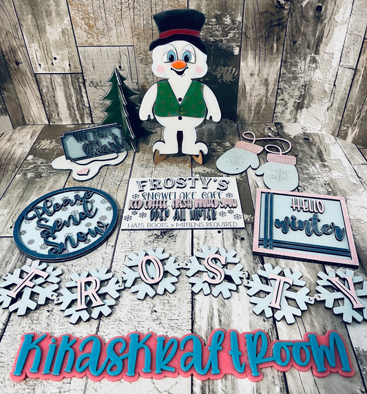 Frosty's Cafe Tiered Tray Set DIGITAL SVG File