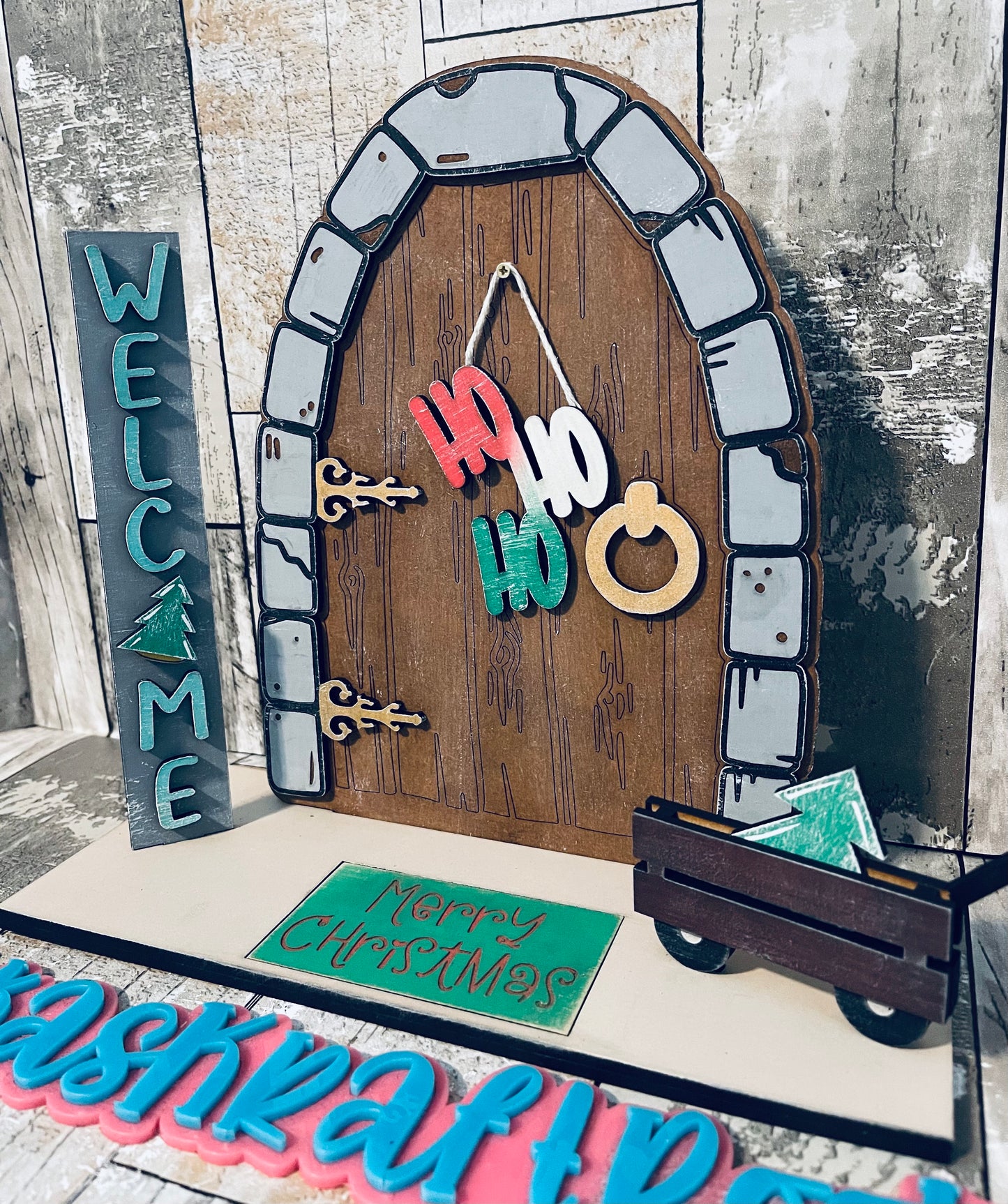 Interchangeable Fairy Door with 12 months DIGITAL SVG File