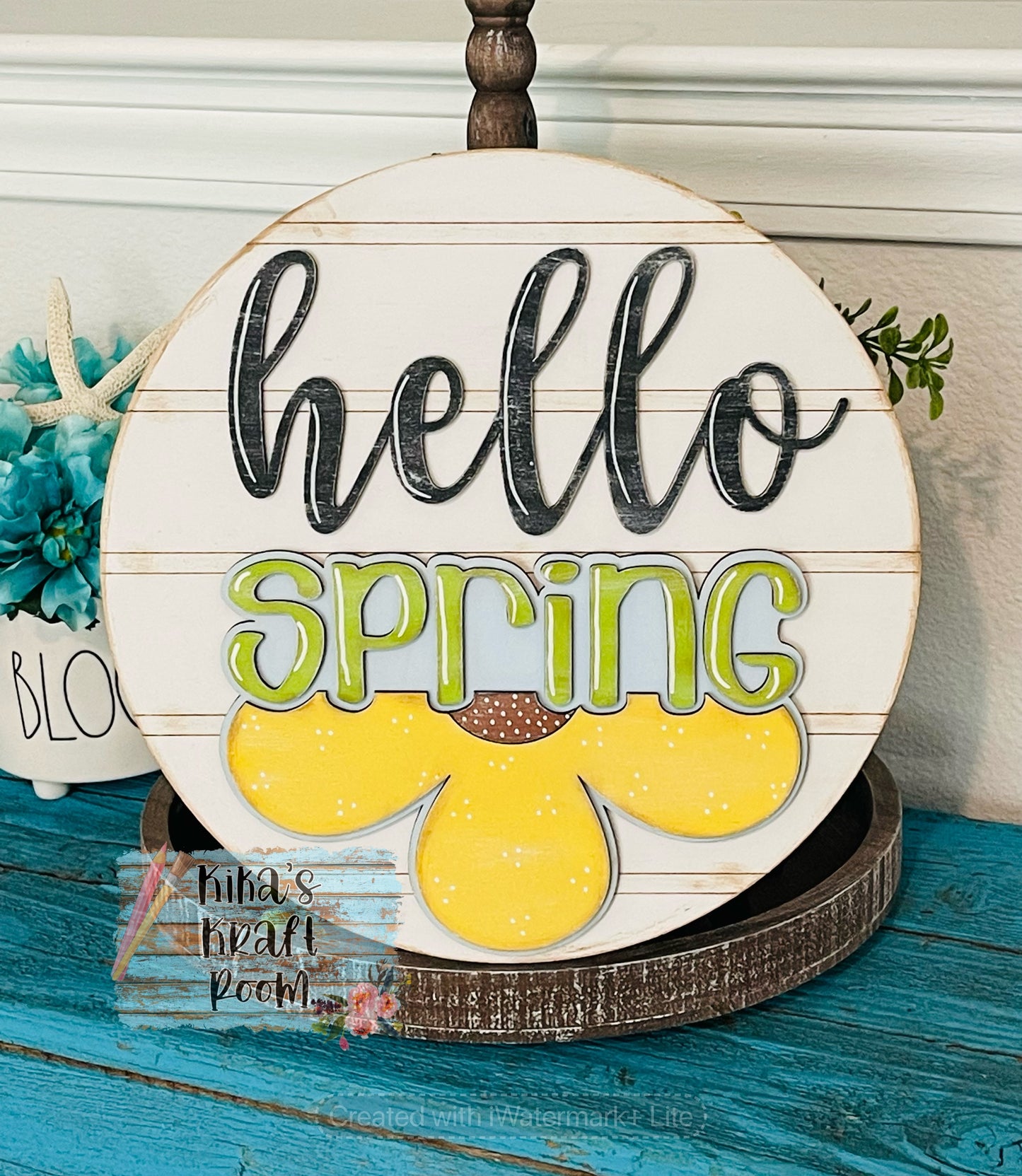 10" 4 Seasons Interchangeable Hello Sign DIGITAL SVG File