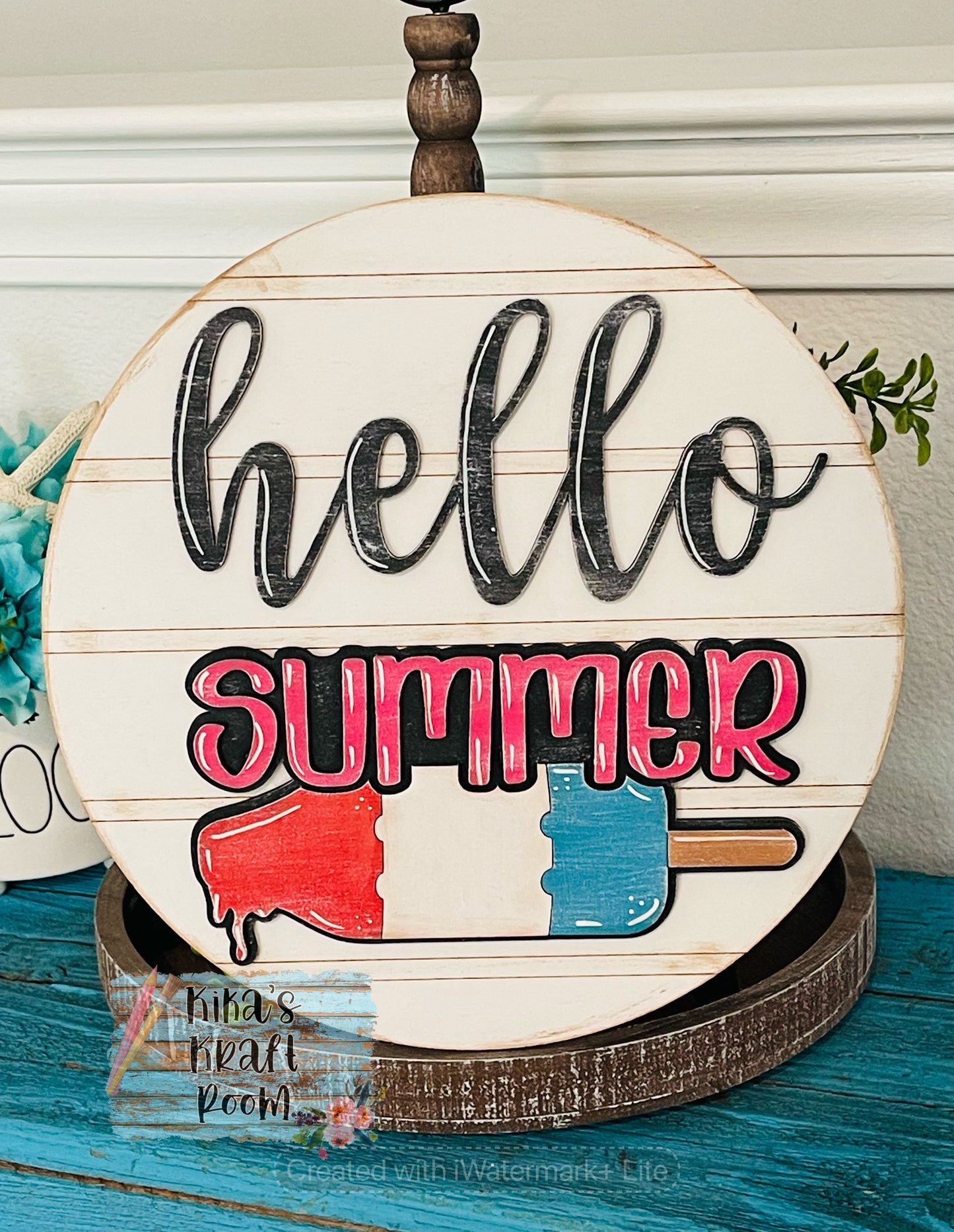 10" 4 Seasons Interchangeable Hello Sign DIGITAL SVG File