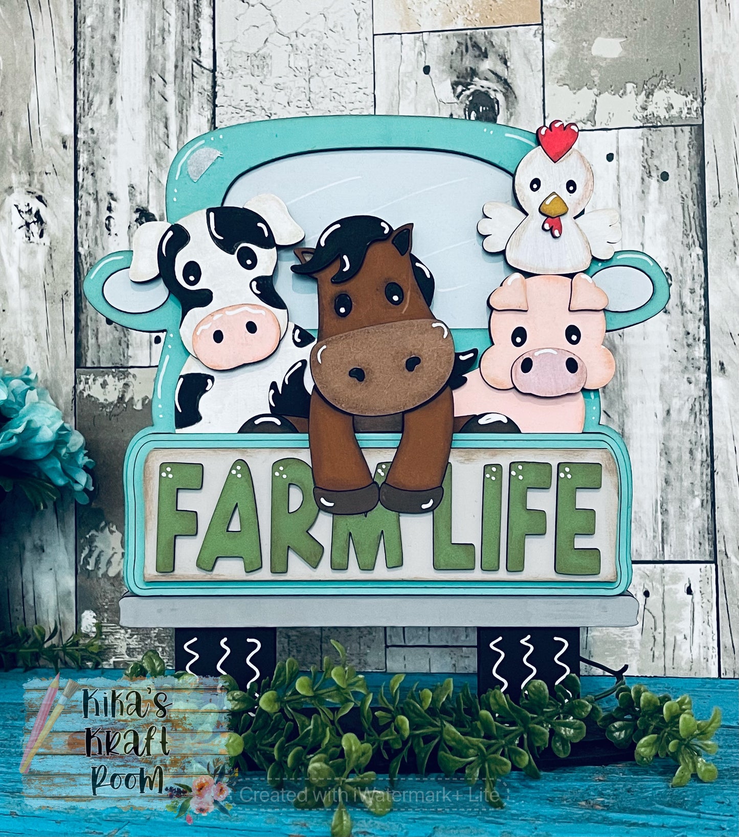 Farm Life Truck Insert DIGITAL SVG File