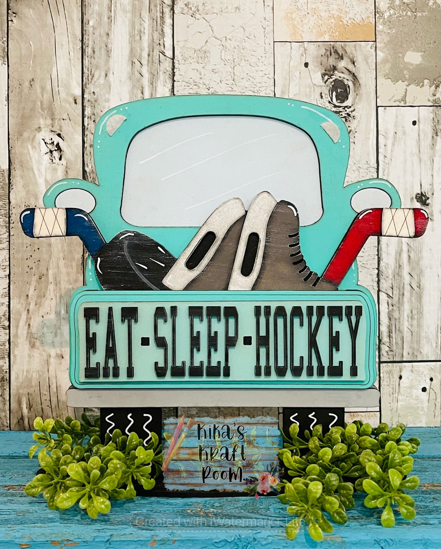 Ice Hockey Large Truck Insert DIGITAL SVG File