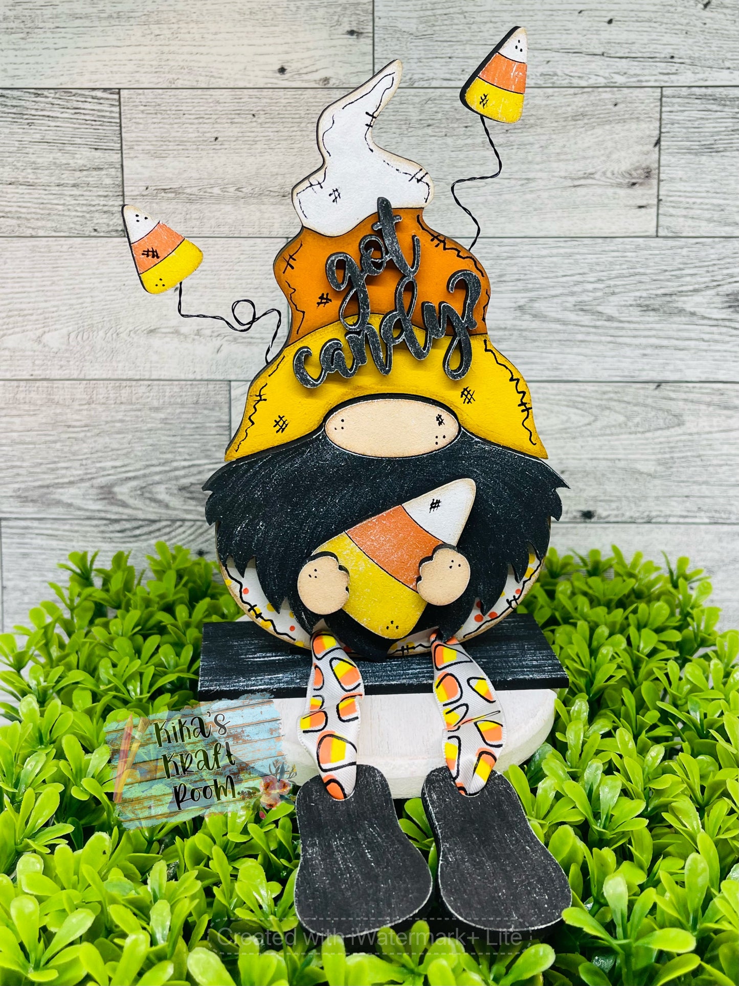 Dangling Leg Candy Corn Gnome DIGITAL SVG File