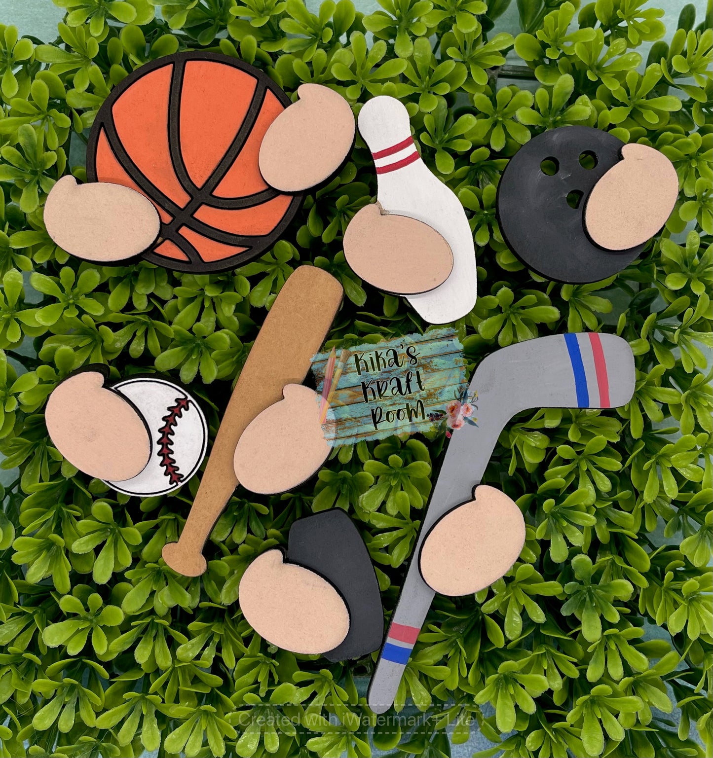 Sports Kids ADD ON Set DIGITAL LASER SVG File