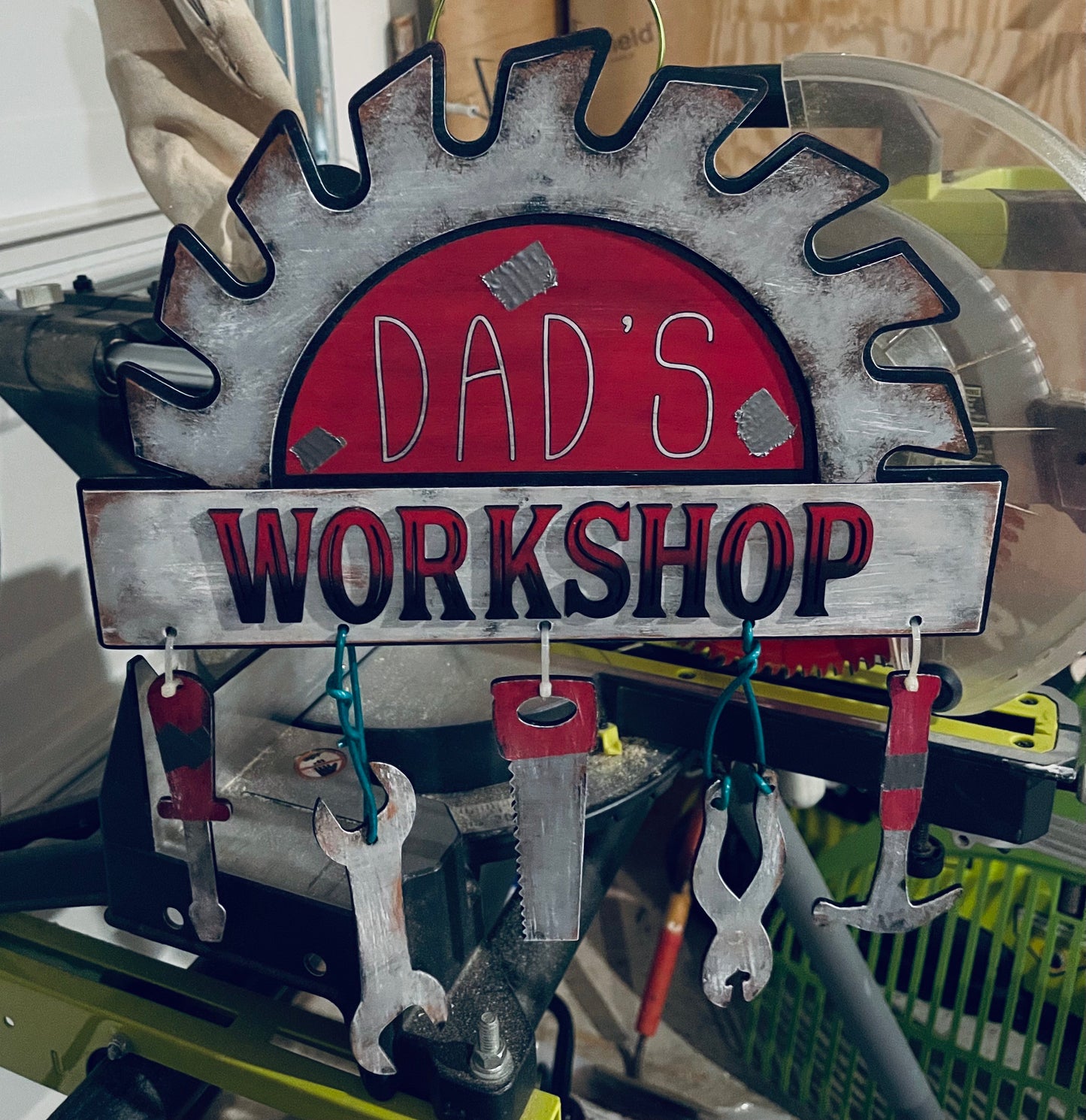 Dad's Workshop Sign DIGITAL SVG File