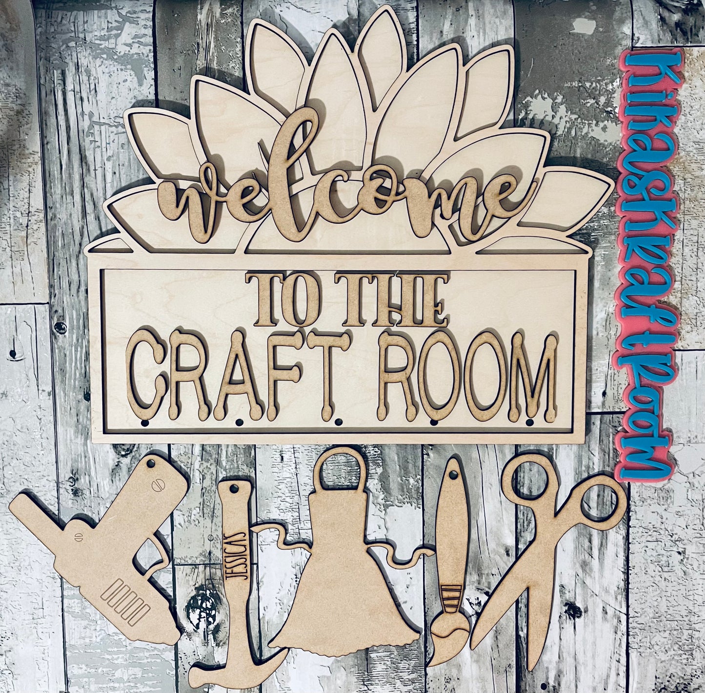 Craft Room Door Sign DIGITAL SVG File