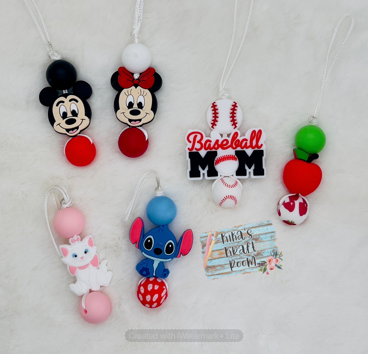 Character Themed Zipper Pulls