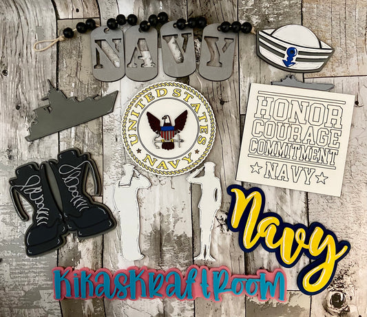 Navy Tiered Tray Set DIGITAL SVG File