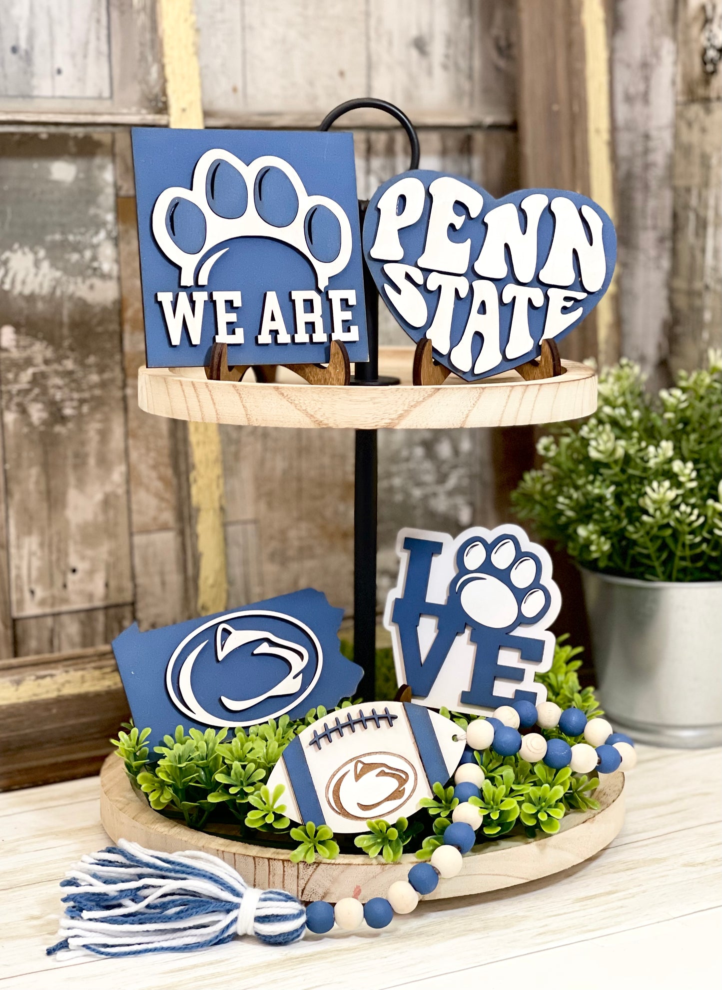 We Are PSU Tiered Tray ~ DIGTIAL LASWR SVG File ~ Glowforge